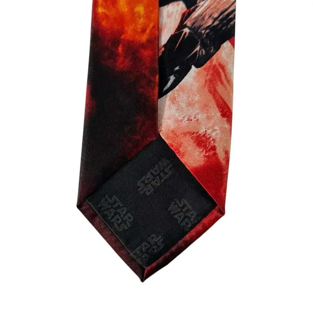 Star Wars Men’s Darth Vader Black Red Novelty Necktie